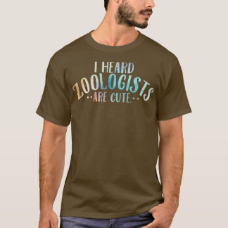 Camiseta Eu Ouvi Zoólogos Serem Bonitos
