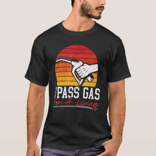 Camiseta Eu Pago Gás Para Um Atendedor De Gaso Vivo