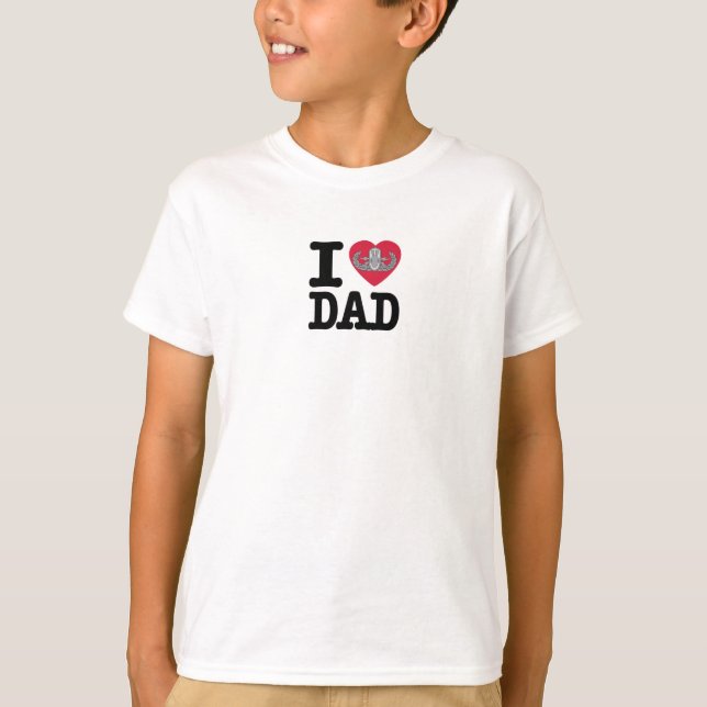 Camiseta Eu Pai do coração - Caranguejo Básico (Frente)