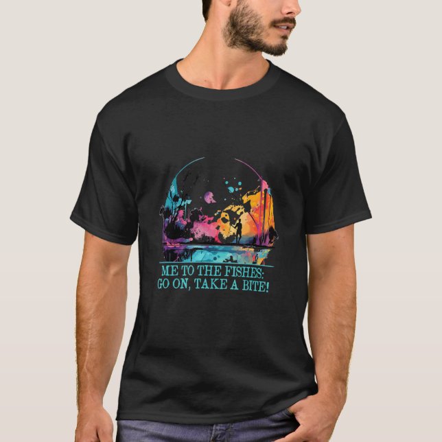 Camiseta Eu para as Peixes bóia Freshwater Bobfloat Rio (Frente)