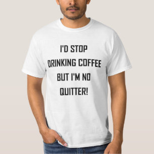 CAMISETA EU PARARIA DE CAFÉ BEBENDO...
