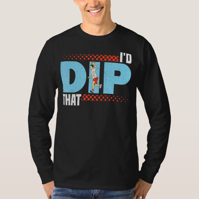 Camiseta Eu passaria O Jogo Gaga Ball Dodgeball 1 (Frente)