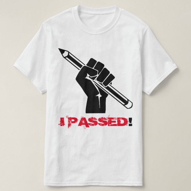 CAMISETA "EU PASSEI!" (Frente do Design)