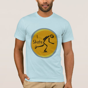 Camiseta Eu patino t-shirt e presentes