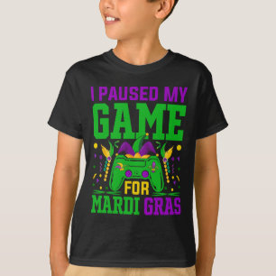 Camiseta Eu Pausar Meu Jogo Para Diversão de Video Game de
