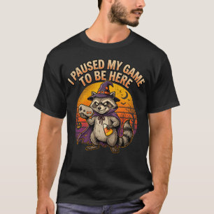 Camiseta Eu Pausar Meu Jogo Para Estar Aqui Rato Lavarengo