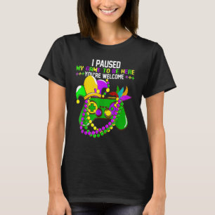 Camiseta Eu Pausar Meu Jogo Para Estar Aqui Você É Bem-Vind
