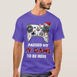 Camiseta Eu Pausei Meu Jogo Xadrez Vídeo Jogo Vídeo Pajama