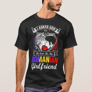 Camiseta Eu Pedi A Deus Namorada Romeno