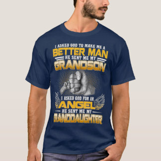 Camiseta Eu Pedi A Deus Para Me Fazer Um Homem Melhor Que E