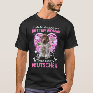 Camiseta Eu Pedi A Deus Para Me Fazer Uma Mulher Melhor Que