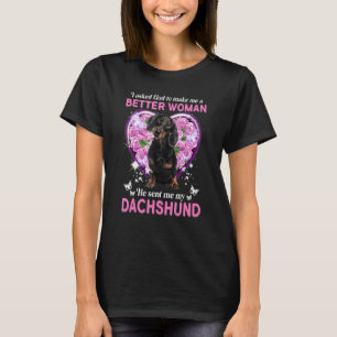 Camiseta Eu Pedi A Deus Para Me Fazer Uma Mulher Melhor Que