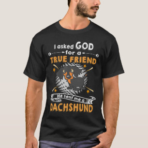 Camiseta Eu Pedi A Deus Para Um Amigo Verdadeiro Que Ele Me