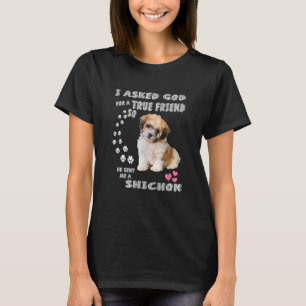 Camiseta Eu Pedi A Deus Um Amigo Verdadeiro, Então Ele Me E