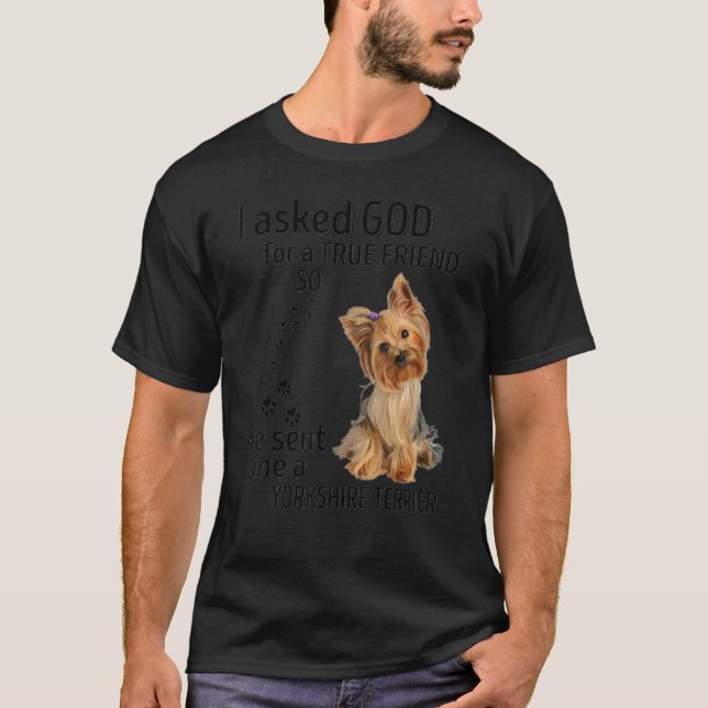 Camiseta Eu Pedi A Deus Um Amigo Verdadeiro Então Ele Me En (Frente)