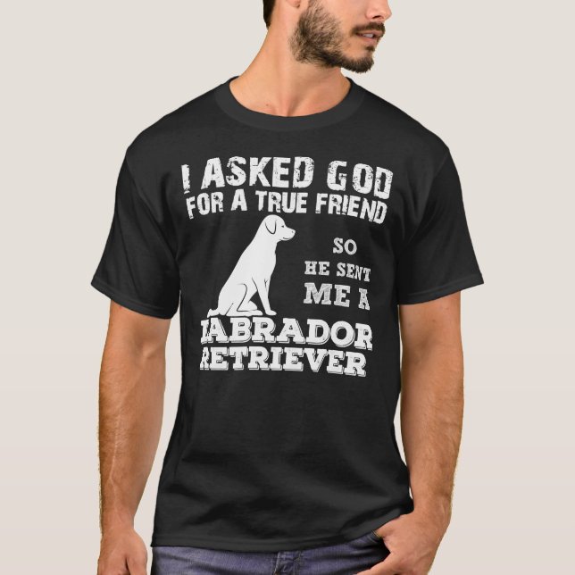 Camiseta Eu Pedi A Deus Um Amigo Verdadeiro Então Ele Me En (Frente)