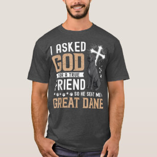 Camiseta Eu Pedi A Deus Um Amigo Verdadeiro Meu Cachorro Gr