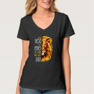 Camiseta Eu Pedi A Deus Um Herói Que Ele Me Enviou Meus Pai