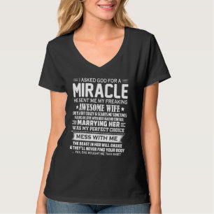 Camiseta Eu Pedi A Deus Um Milagre Ele Me Enviou Minha Incr