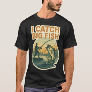 CAMISETA EU PEGO PEIXES GRANDES