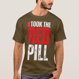 Camiseta Eu peguei a pílula vermelha
