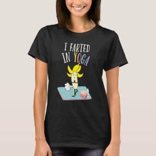 Camiseta Eu Peidei no Yoga Banana Peidando Yoga Pilates P