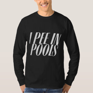 Camiseta Eu Peito Em Piscinas - Arma De Festa Irônica Irôni
