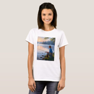 Camiseta Eu Peixe... Porque Deus Disse Que Posso Acampar T-
