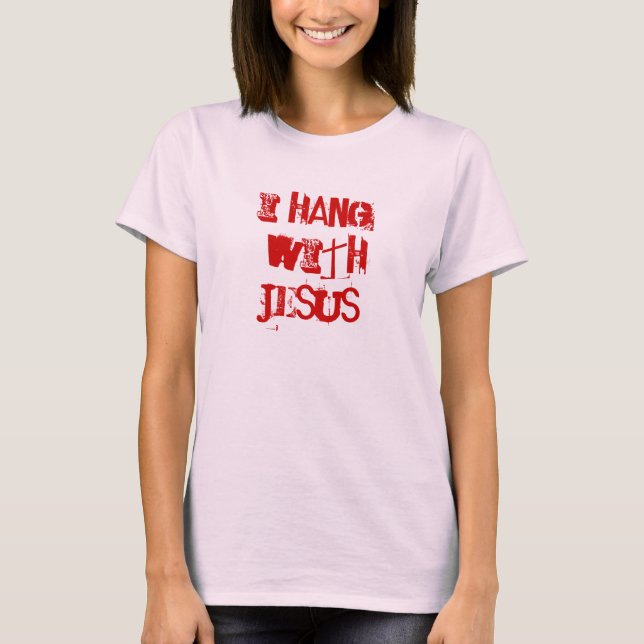 Camiseta Eu penduro com Jesus (Frente)