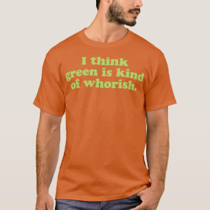 Camiseta Eu Pense verde Um Pouco De Tristeza