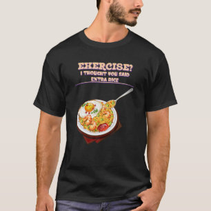Camiseta Eu Pensei Que Você Disse Extra. Sarcástico engra