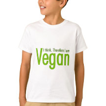 Eu penso.  Conseqüentemente eu sou Vegan