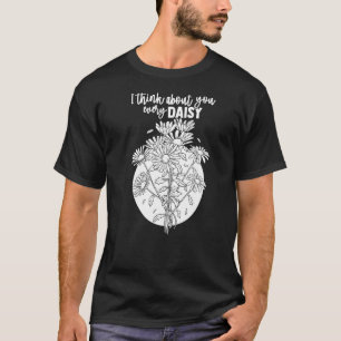 Camiseta Eu Penso Em Você Todo Botânico De Margarida Jardin