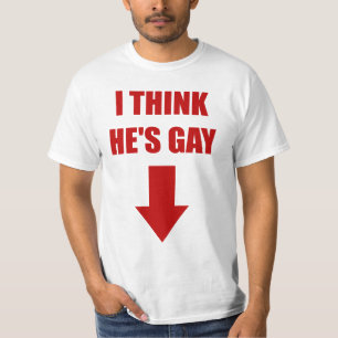 Camiseta Eu penso que é T alegre