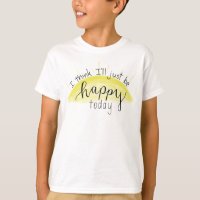 "Eu penso que eu apenas serei o t-shirt da criança