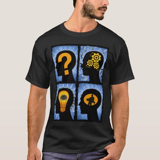 Camiseta Eu penso que eu irei pescar (Frente)