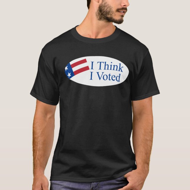 Camiseta Eu penso que eu votei (Frente)