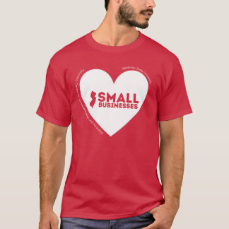 Camiseta Eu ❤️ Pequenas Empresas de NJ