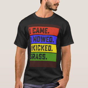 Camiseta Eu Percebi Que Eu Matava Jardim De Grama, Fazendo 