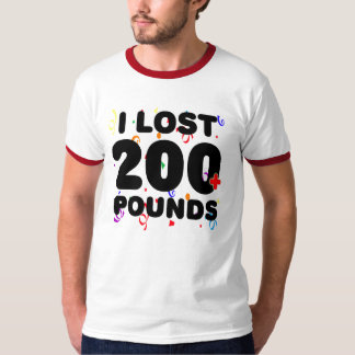 Camiseta Eu perdi 200+ Libras do partido