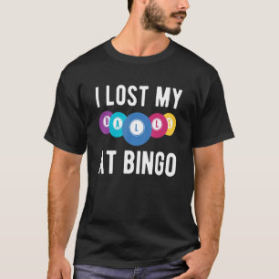 Camiseta Eu Perdi As Bolas No Jogo Da Loteria Bingo