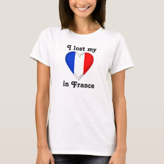 Camiseta Eu perdi meu coração em France