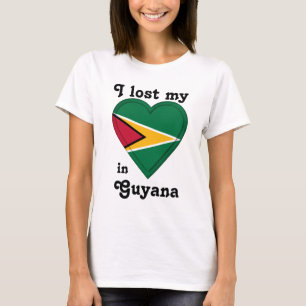 Camiseta Eu perdi meu coração em Guyana