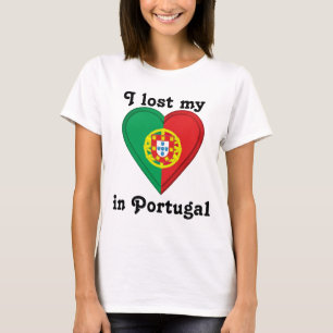 Camiseta Eu perdi meu coração em Portugal