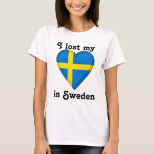 Camiseta Eu perdi meu coração na suecia