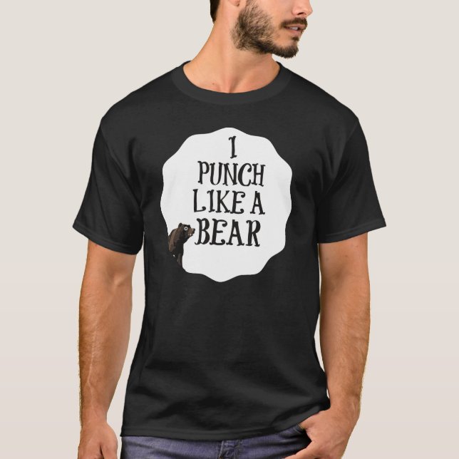 CAMISETA EU PERFURO COMO UM URSO (Frente)