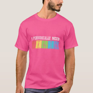 Camiseta Eu Periodicamente Preciso De Cafeine Science Coffe