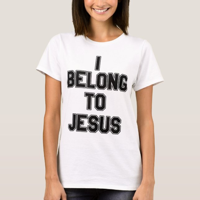 Camiseta Eu Pertenço A Jesus (Frente)