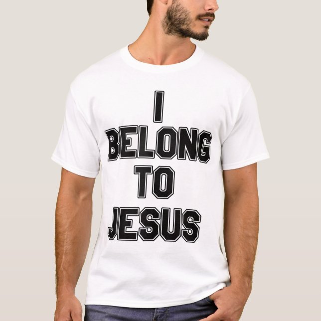 Camiseta Eu Pertenço A Jesus (Frente)