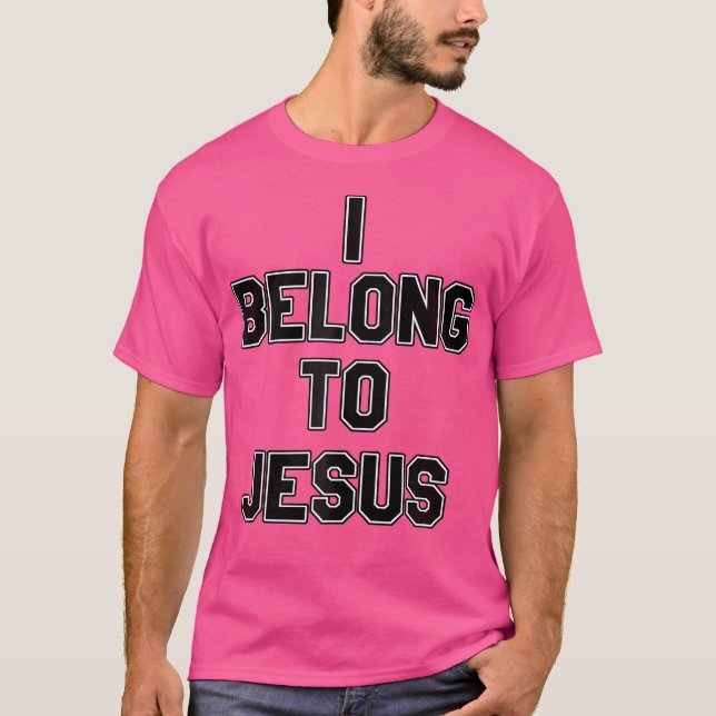 Camiseta Eu Pertenço A Jesus (Frente)